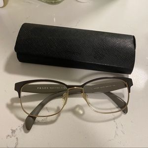 Prada glasses with case